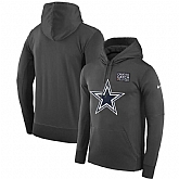 Men's Dallas Cowboys Anthracite Nike Crucial Catch Performance Hoodie,baseball caps,new era cap wholesale,wholesale hats